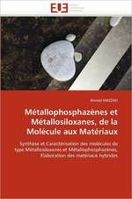 Metallophosphazenes Et Metallosiloxanes, de La Molecule Aux Materiaux