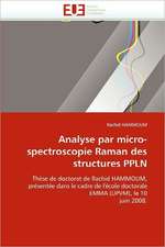 Analyse par micro-spectroscopie Raman des structures PPLN