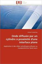 Onde Diffusee Par Un Cylindre a Proximite D'Une Interface Plane: de La Propriete A L''Application