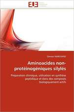 Aminoacides non-protéinogéniques silylés