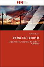 Sillage des éoliennes