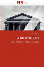 Le Rituel Judiciaire