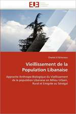 Vieillissement de La Population Libanaise