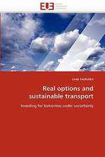 Real Options and Sustainable Transport