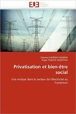 Privatisation et bien-être social