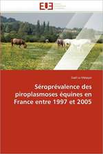 Séroprévalence des piroplasmoses équines en France entre 1997 et 2005