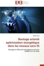 Routage Oriente Optimisation Energetique Dans Les Reseaux Sans Fil