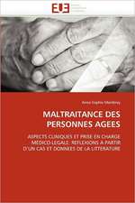 MALTRAITANCE DES PERSONNES AGEES