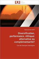 Diversification, performance, éthique: alternative ou complémentarité?