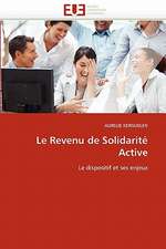 Le Revenu de Solidarité Active