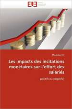 Les Impacts Des Incitations Monetaires Sur L''Effort Des Salaries: Importance Des Legumineuses Fourrageres