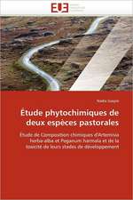 Étude phytochimiques de deux espèces pastorales