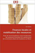 Finances locales et mobilisation des ressources