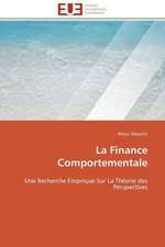 La Finance Comportementale