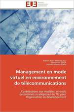 Management En Mode Virtuel En Environnement de Telecommunications: Le Dispositif Tactile