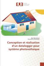 Conception et réalisation d¿un datalogger pour système photovoltaique