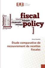 Étude comparative de recouvrement de recettes fiscales