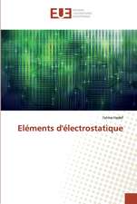 Eléments d'électrostatique