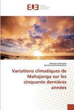 Variations climatiques de Mahajanga sur les cinquante dernières années