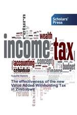 The effectiveness of the new Value Added Withholding Tax in Zimbabwe