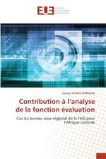 Contribution à l¿analyse de la fonction évaluation