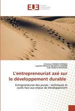 L'entrepreneuriat axé sur le développement durable