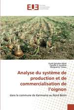 Analyse du système de production et de commercialisation de l¿oignon