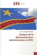 Analyse de la Décentralisation administrative en RDC