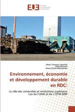 Environnement, économie et développement durable en RDC: