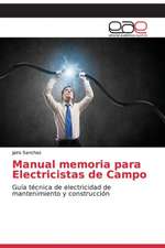 Manual memoria para Electricistas de Campo