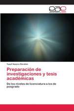 Preparación de investigaciones y tesis académicas