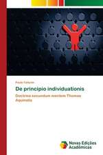 De principio individuationis