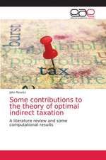 Some contributions to the theory of optimal indirect taxation