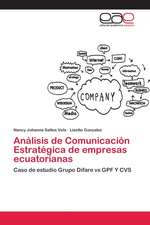 Análisis de Comunicación Estratégica de empresas ecuatorianas