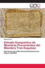 Estudio Geoquímico de Muestras Provenientes del Miembro Tres Esquinas