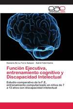 Función Ejecutiva, entrenamiento cognitivo y Discapacidad Intelectual