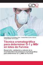 Técnica cromatográfica para determinar G-1 y MBr en lotes de Furvina