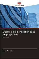 Qualité de la conception dans les projets PFI