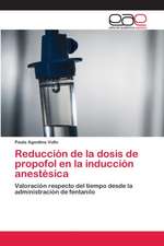 Reducción de la dosis de propofol en la inducción anestésica