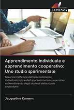 Apprendimento individuale e apprendimento cooperativo: Uno studio sperimentale