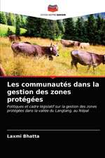 Les communautés dans la gestion des zones protégées