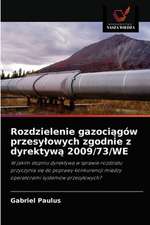 Rozdzielenie gazoci¿gów przesy¿owych zgodnie z dyrektyw¿ 2009/73/WE