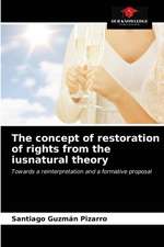 The concept of restoration of rights from the iusnatural theory