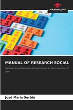 MANUAL OF RESEARCH SOCIAL