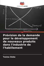 Prévision de la demande pour le développement de nouveaux produits dans l'industrie de l'habillement