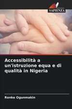 Accessibilità a un'istruzione equa e di qualità in Nigeria