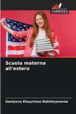 Scuola materna all'estero