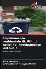 Inquinamento ambientale III: Rifiuti solidi nell'inquinamento del suolo