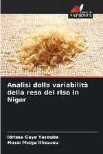 Analisi della variabilità della resa del riso in Niger