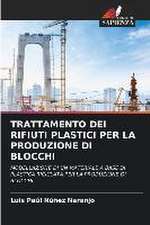 TRATTAMENTO DEI RIFIUTI PLASTICI PER LA PRODUZIONE DI BLOCCHI